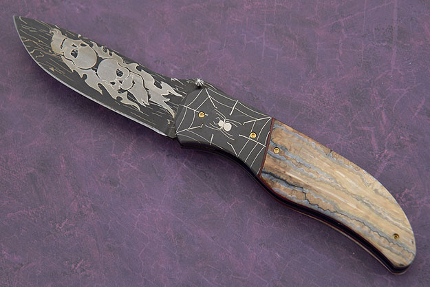 Skulls & Widows - LL-A Flipper Folder with Mammoth Molar (IKBS)