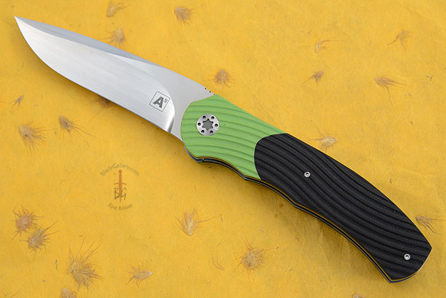 A1 Front Flipper with Black and Toxic Green G10 (IKBS)