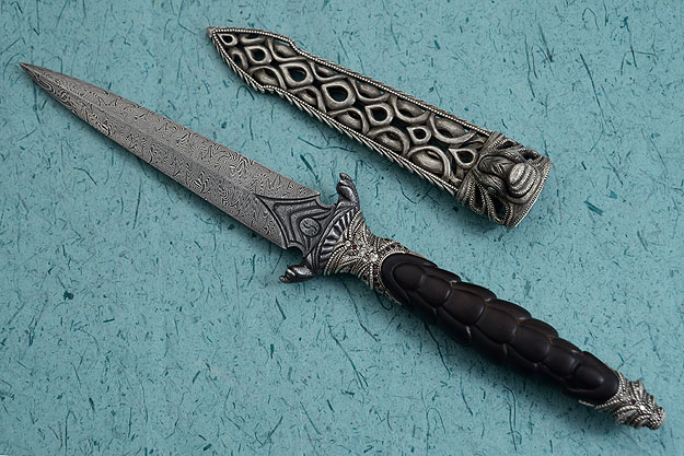 Carved African Blackwood Dagger