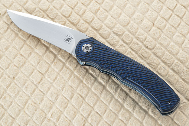 A1 Front Flipper with Blue/Black G10 (IKBS)