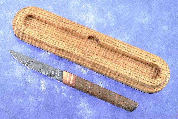 Desk Knife with Madrone Burl