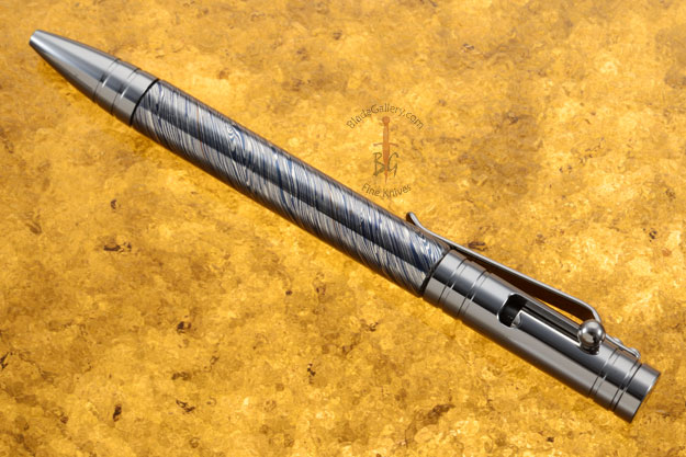 Damascus Bolt Action Pen