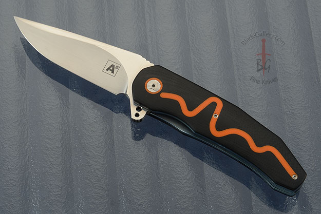 A5 Heartbeat Flipper with Black and Orange G10 (Double Row IKBS)