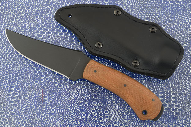 Crusher Belt Knife with Tan Micarta
