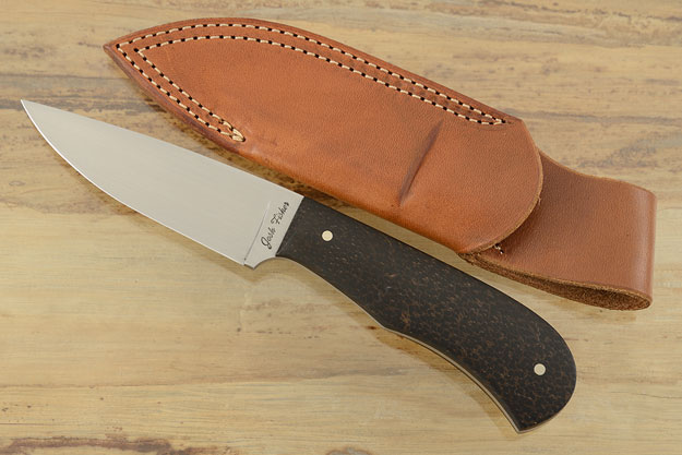 Clip Point Hunter with Black Palm Wood
