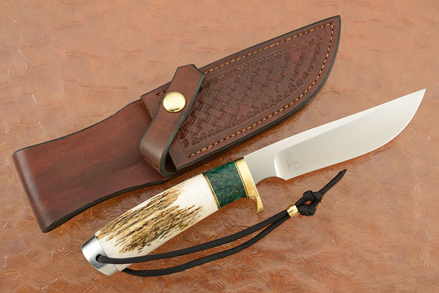 Classic Hunter with Elk Antler and Emerald Maple