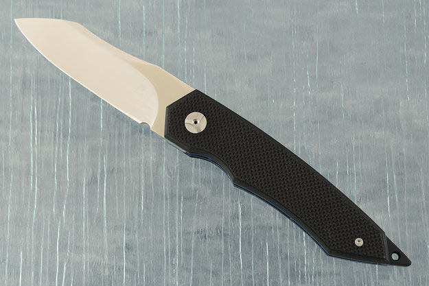Simba Tactical Front Flipper with Textured Black G-10 and MoonGlow II (IKBS)