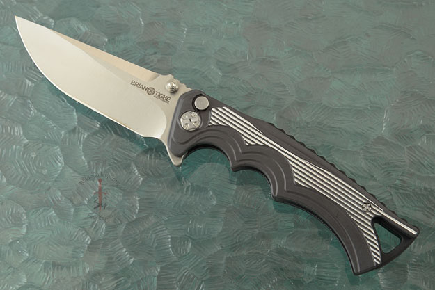 Tighe Fighter with Drop Point Blade - Aluminum Handle