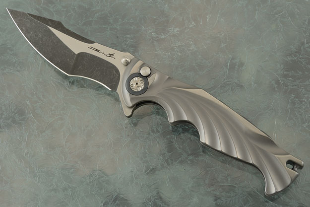 Integral Titanium Tighe Breaker Button Lock Flipper