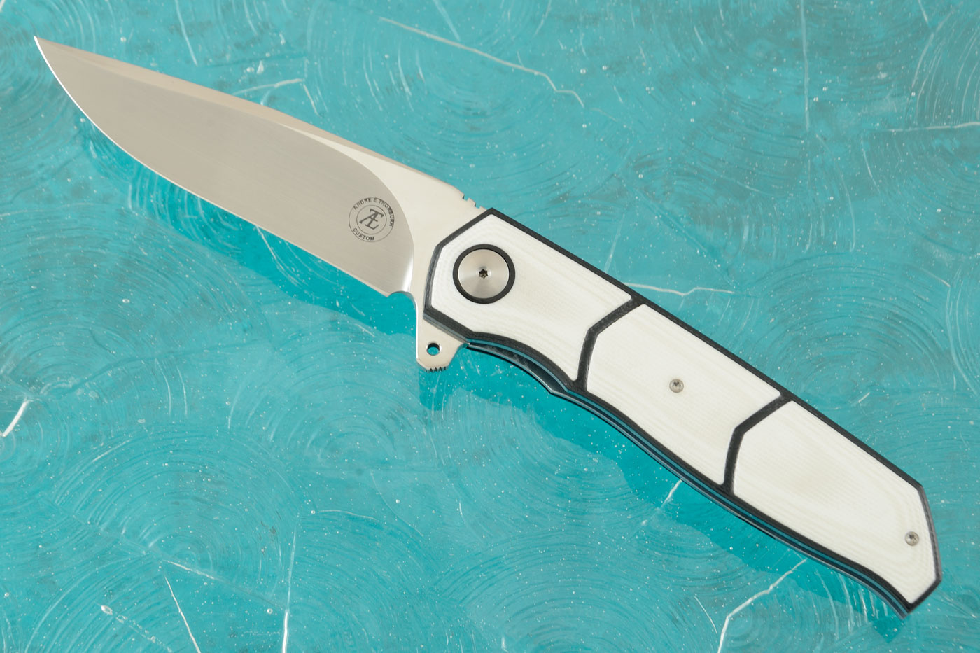 L36S Flipper with Black and White G10 (Ceramic IKBS)