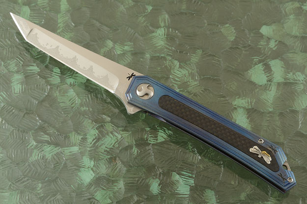 Flipping Tanto with Carbon Fiber and Titanium