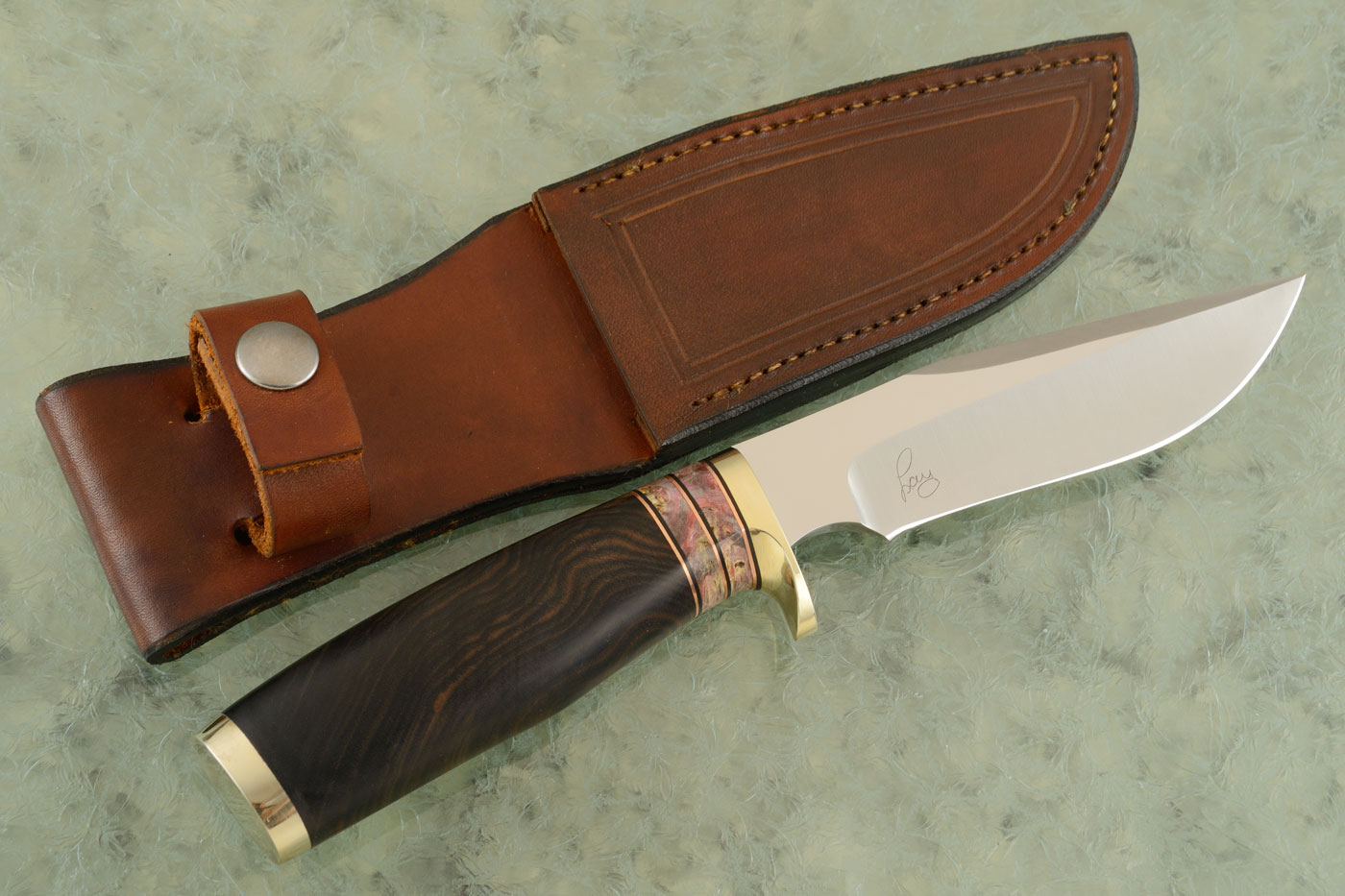 Scout with Mun Ebony and Box Elder Burl